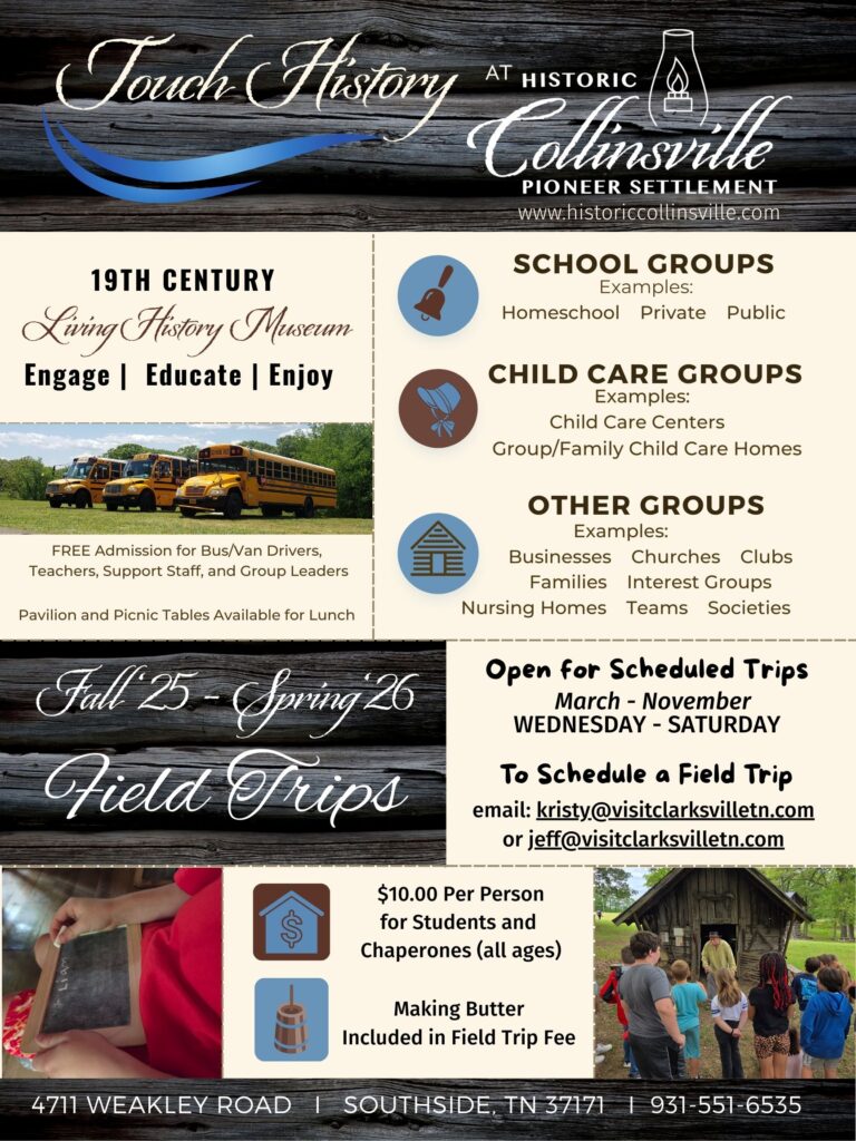 graphic with field trip details
